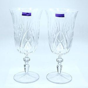 Marquis By Waterford Crystal Newberry Large Iced Beverage Glasses Set of 2 NWOB